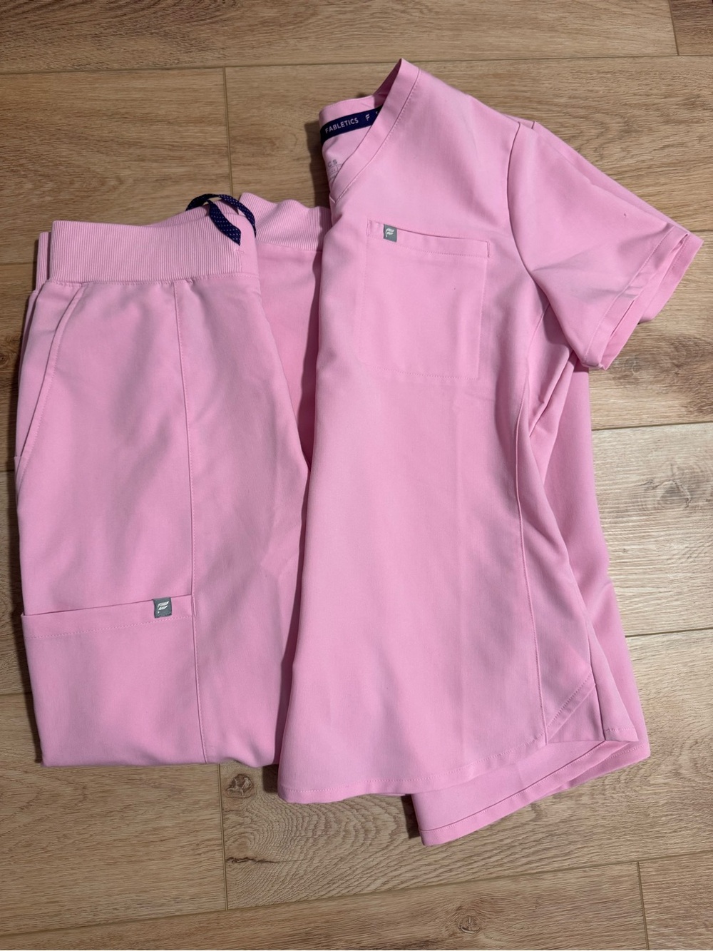 Fabletics Pink Marshmallow Scrub Set NWOT